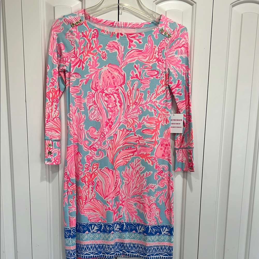 Lilly Pulitzer Women’s Tropical Print  Dress- Size XXS NEW
